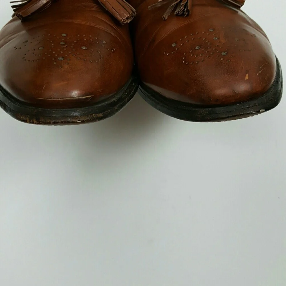 Allen Edmonds Windham Loafers Brown Leather Slip On Shoes Mens 10D